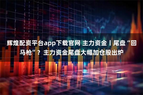 辉煌配资平台app下载官网 主力资金丨尾盘“回马枪”？主力资金尾盘大幅加仓股出炉